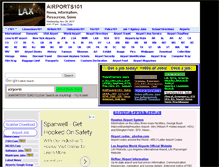 Tablet Screenshot of airports101.com